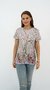 Jersey Floral Printed Casual Crew Neck T-Shirt