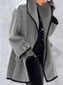 Women's Winter Coat Shift Casual Long Sleeve Loose Cardigan